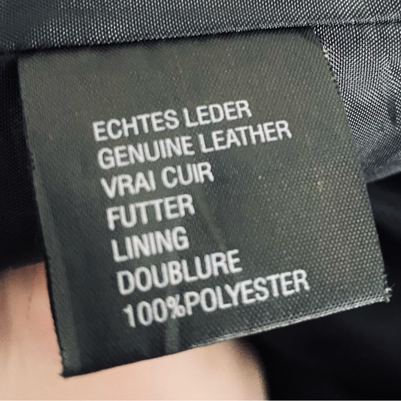 🛑SOLD🛑Boutique of Leathers Black Button Up Genuine Leather Jacket Size Medium - Picture 4 of 4